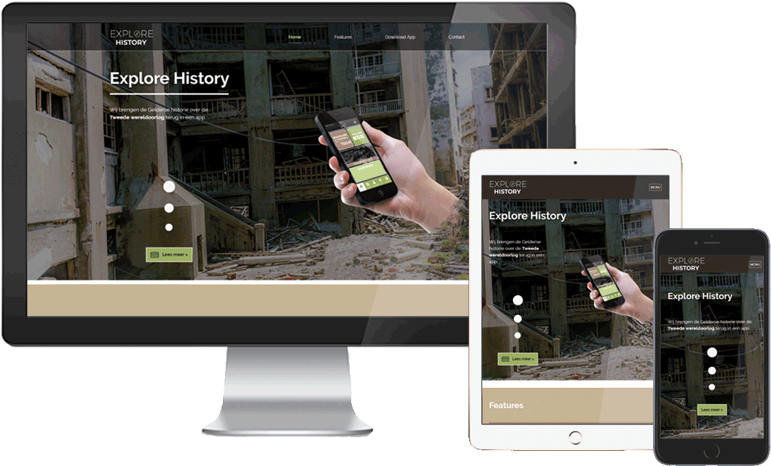 website mockup